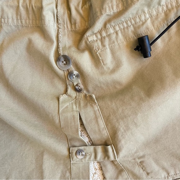 TRAVELSMITH Vintage Khaki Utility Jacket Chore Trench Coat L - Picture 11 of 15